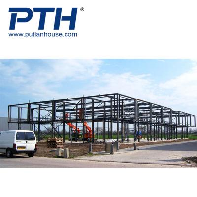 China Modern Large-Span Prefab Structural Steel Building Quick To Build Cheap Prefab Steel Structure Hotel for sale