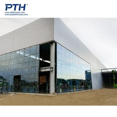 China Modern PTH Steel Structure Warehouse Latin America Prefabricated Steel Structure Warehouse Building Material for sale