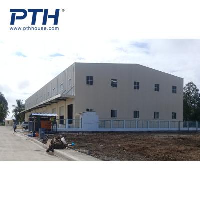 China China industrial supplier PTH prefab warehouse workshop structural steel warehouse with quality guarantee services for sale