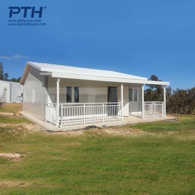 China PTH Modern Prefab Steel Structure House Villa Luxury Wooden Lightweight Tiny Apartment for sale