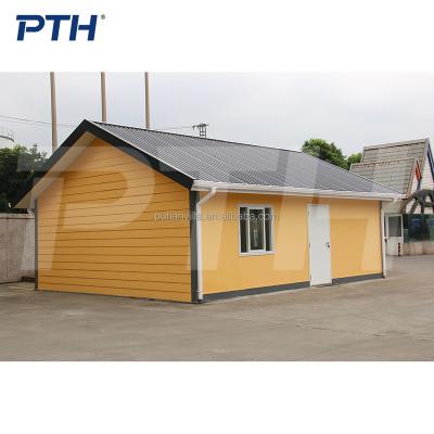 China Steel High Quality Workshop PTH 47m2 Economy Villa House For Living House for sale