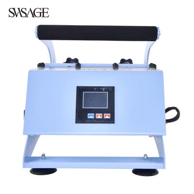 China DIY Factory Custom Ship Dye Sublimation A4 Size Heatpress Electric Heatpress Free Shipping Custom Craft Factory For Glass Cover for sale