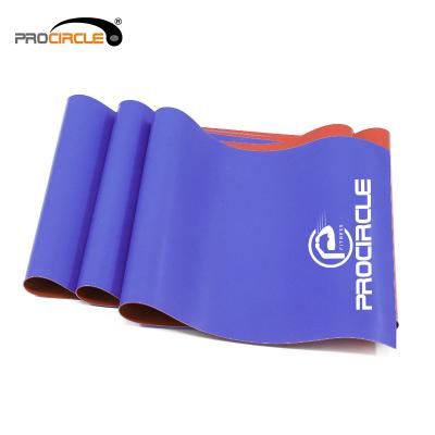 China Gym or Home Colored Latex Loop Tension Exercise Resistance Yoga Elastic Band for sale