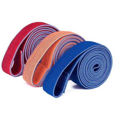 China Polyester Fabric+Latex Yarn Gym Exercise Circle Hip Resistance Band for sale