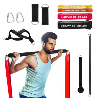 China High quality hot sales yoga pilates stick pilates bar kit with resistance band for sale