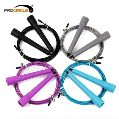 China High Speed ​​Plastic Handle Custom Colored Cross Fitness Jump Rope for sale