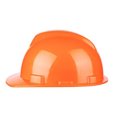 China Lightweight Orange Cheap Price Economic Hard Hat With 4 Point Suspension for sale