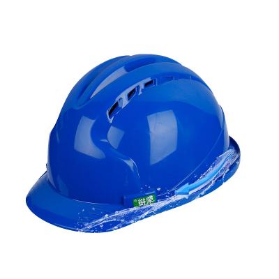 China ABS Material Ventilated Helmet Reinforced Designed Industrial Safety Helmet for sale