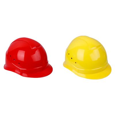 China Ventilated Safety Helmet In ABS Material Construction With Ventilation for sale