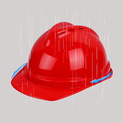 China D'en Rojo Le V-Gard casco de seguridad de De ABS Tamano Con trinquete suspension ABS shell hat style standard safety helmet with ventilation for sale