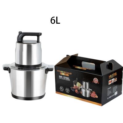 China 2022 hot selling household yam machine 6L fufu pound electric meat cleaver grinder meat grinder for sale