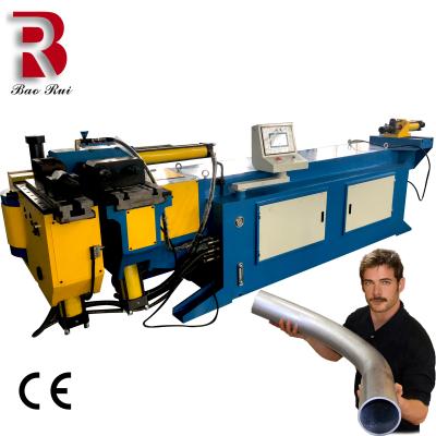 China Building Material Stores Pipe And Tube Bending Machine MS Square Pipe Bending Machine Semi-automatic Max Diameter 89 mm SS for sale