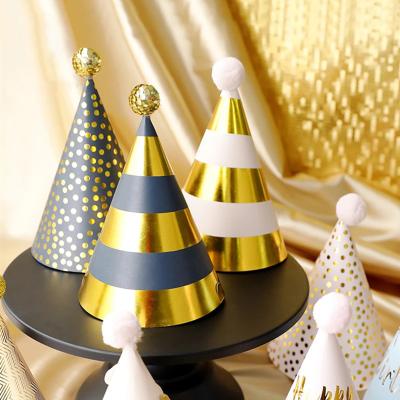 China Gift Toys Happy Birthday Party Hats Polka Dot Hat Polka Dot Decoration Boy Girl Adult Supplie Cute Handmade Gifts Adults Supplie for sale