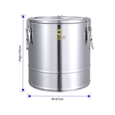 China Grocery Commercial European Type 13L Pail Insulation Bucket Warm Container for sale