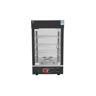 China Food Industry Insulation Showcase Cabinet Stainless Steel Foods Heater Commercial Heating Display Showcase for sale