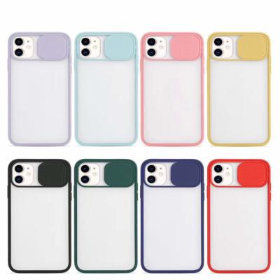 China Amazon Slide Camera Lens Protector phonecase TPU shockproof matte pure color phonecover for xiaomi for redmi note 10 pro for sale