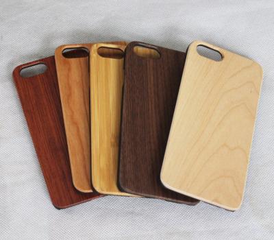 China Customization LOGO Wooden Cell Phone Back Anti-fall Covers Bamboo Cell Phone Cases For iPhone 6G 7G 8G for sale