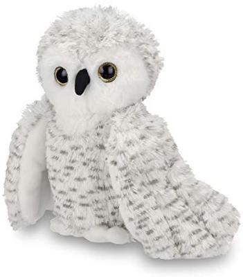 China Classic 8 inch Snowy White Owl Plush Toy Stuffed Animal for sale