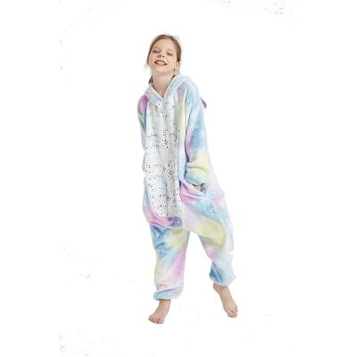 China Unicorn QUICK DRY Sleepwear Costume Animal Cosplay Kids Halloweem Pajamas for sale