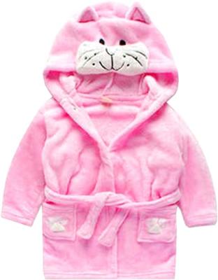 China QUICK DRY Plush Hooded Robe Cartoon Toddler Kids Animal Pajamas Shear Bathrobe Kids Sleepwear for sale