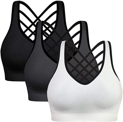 China New QUICK DRY sports bra shockproof beauty back yoga vest sports gathering underwear for sale