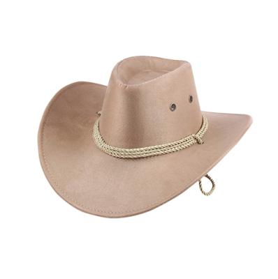 China breathable & Hat Suede High Quality Waterproof Cowboy Fashion Hat Unisex Winter Customize Dad Hats for sale