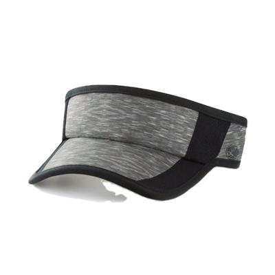 China Breathable Striped Polyester Mesh Air Tech Performance Fabric Golf Hat Sun Visor for sale