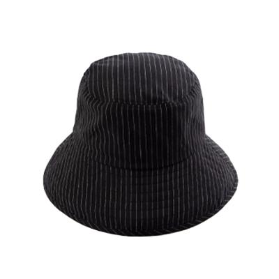 China Striped High Quality Color Cotton Hats Fishing Hats 100% Outdoor Bucket Hats for sale