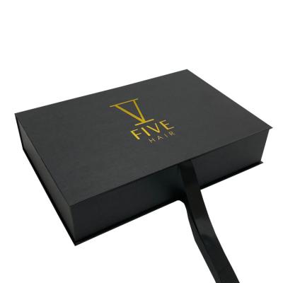 China Latest Recyclable Custom Unique Trendy Hair / Wig Packaging Box With Custom Logo Printed for sale