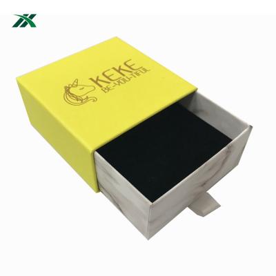 China Popular Recycled Materials Small Jewelry Packaging Box For Ring Bracelet Necklace for sale