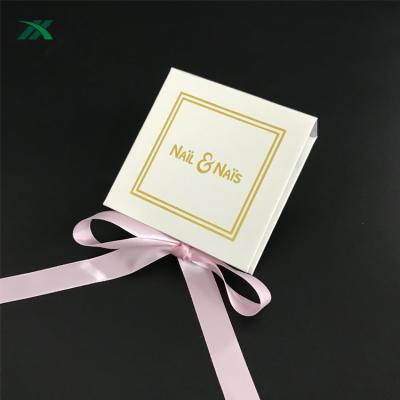 China Recycled Materials Logo Printed Handmade Paper Box Packaging Box Jewelry Box With Silver Stamping Logo for sale