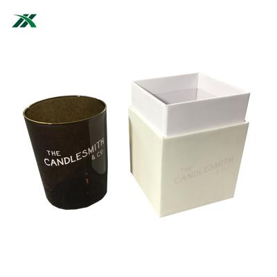 China New Arrival Handmade Wholesale Perfume Candle Box Cosmetic Essential Oil Packaging Cardboard Box for sale