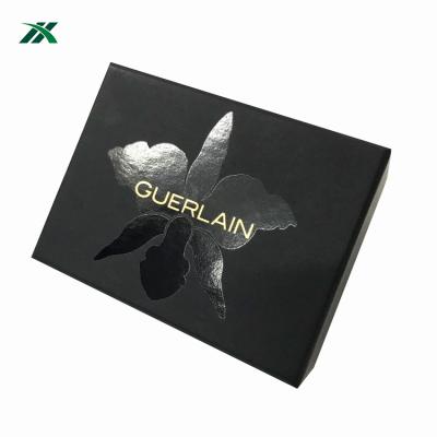 China Custom Logo Fashion Disposable Make Up Skin Care Cosmetic Packaging Boxes With UV Spot for sale