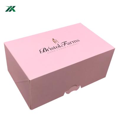 China Recyclable Custom Packaging Box Printing Foldable Paper Box For Cupcake for sale