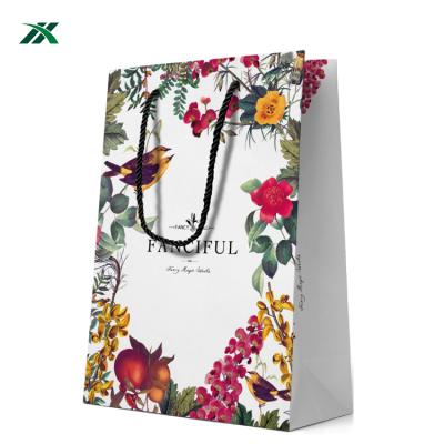 China Recyclable Environmental Protection Packaging Custom Luxury Paper Printing Small Paper Bag Box for sale