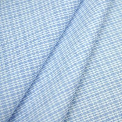 China Wholesale 97% polyester fabric Shrink-resistant 3% spandex 225GSM knit fabric plaid fabric for shirts for sale