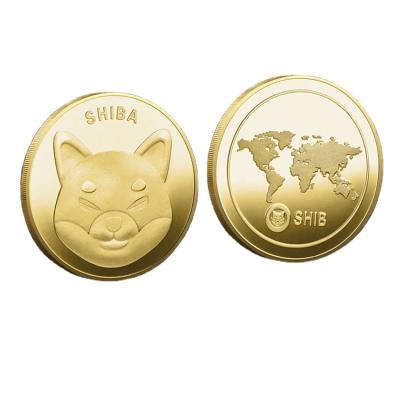 China Hot Sale Custom Commemorative Coin Inu SHi Ba Silver Gold Printed Shiba Shib USA Killer Coin for sale