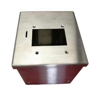 China Computer Case OEM Powder Coating Low Carbon Steel Sheet Metal Stamping Forming Metal Enclosure for sale