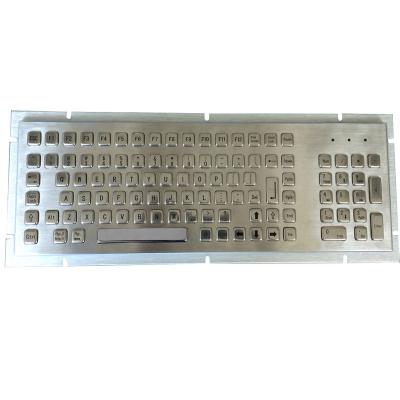 China Mechanical Stainless Steel Industry Sheet Metal Keyboard Waterproof ATM Pavilion Industrial Keyboards for sale