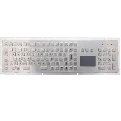 China Touchpad Industry Stainless Steel Metal Keyboard With Touchpad for sale