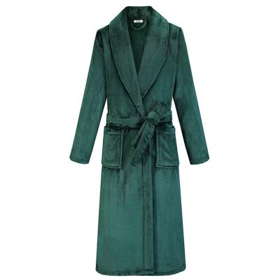 China Supplier Women Fleece Custom Collar QUICK DRY Bathrobe-shawl soft plush spa robe with logo for sale