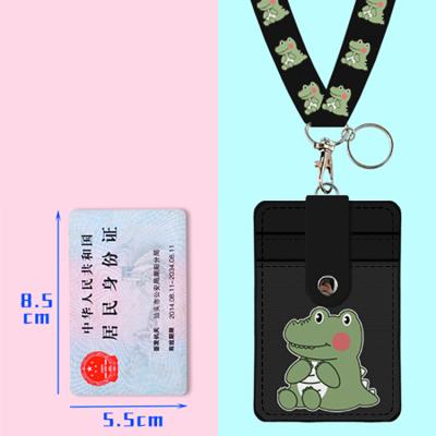 China Fashion Best China Colored Work Cards ID Card Holders Retractable Buckle Lanyard Card Holder for sale