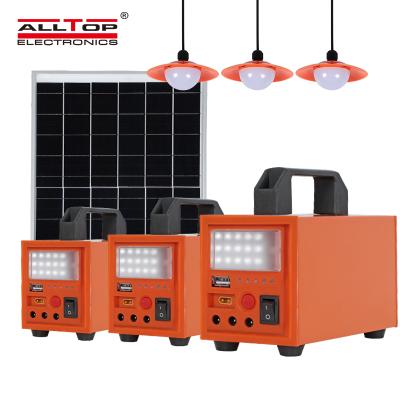 China ALLTOP New Design Home Portable Off Grid Light Bulb 20W 40W 60W Home Solar Power System for sale