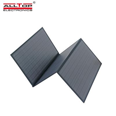 China ALLTOP High Power Camping Solar Panel Folding Charger 6v Portable Foldable Solar Panel 635*370*35mm for sale