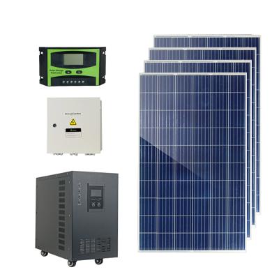 China Hot Selling Solar Lighting System Home Off Grid Wind Inverter Solar Power Energy System Hybrid Home for sale