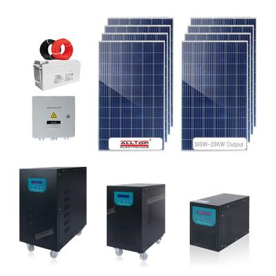 China Solar Power System Solar Panel Power Inverter Charging Home Kit 5KW 6KW 8KW for Home Complete Solar Energy System for sale