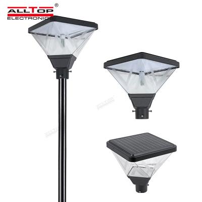 China ALLTOP Garden Outdoor Lighting Waterproof Ip65 New Products Smd 20w Led Solar Garden Light For Park Road Lighting for sale