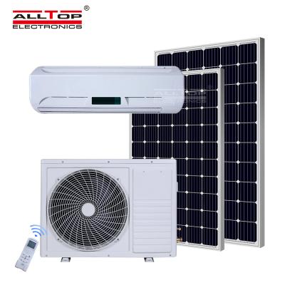 China Room Manufacturer Inverter Split Wall Mounted Solar Panel Air Conditioner 48V DC Off Grid Solar Air Conditioner for sale