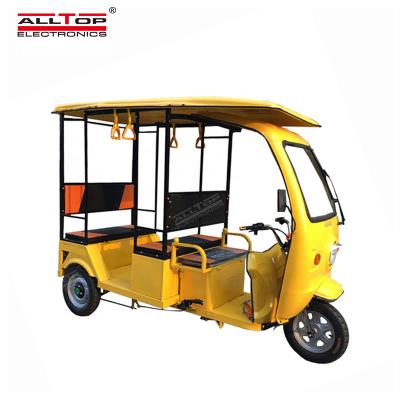 China Factory Direct Passenger Car Front Rear Drum Brakes Solar Three Wheel Sightseeing Car Electric Sightseeing Tricycle Solar Car for sale