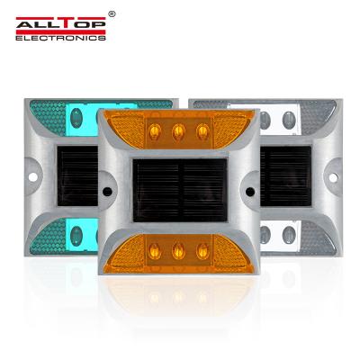 China ALLTOP Aluminum Alloy High Lumens Spike Light Fixture Outdoor Waterproof ip65 Reflector Led Road Solar Stud for sale